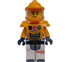 LEGO Astronaut s oranžová Vesmír Oblek Minifigurka