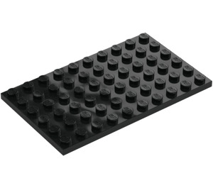 LEGO Černá Deska 6 x 10 (3033)