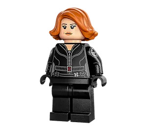 LEGO Černá Widow s Krátké vlasy a Prostý Nohy Minifigurka