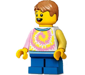 LEGO Boy s Tie-Dye Košile Minifigurka