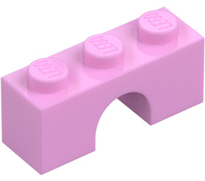 LEGO Světle růžová Klenba 1 x 3 (4490)