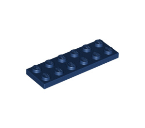 LEGO Tmavě modrá Deska 2 x 6 (3795)