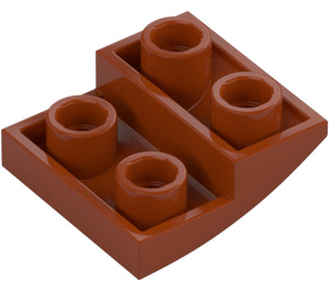 LEGO Tmavě oranžová Sklon 2 x 2 x 0.7 Zakřivený Převrácený (32803)