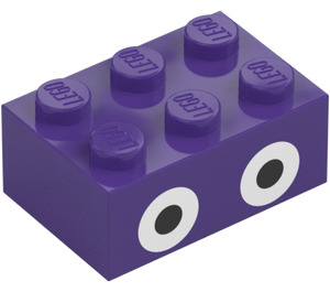 LEGO Kostka 2 x 3 s Nabbit Oči (94655 / 105682)