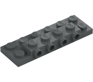 LEGO Deska 2 x 6 x 0.7 s 4 Cvočky na Postranní (72132 / 87609)