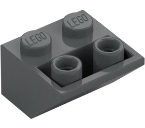 LEGO Tmavě kamenná šedá Sklon 2 x 2 (45°) Převrácený (3660)