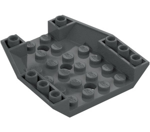 LEGO Tmavě kamenná šedá Klín 6 x 6 Převrácený (29115)