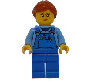 LEGO ženský Janitor Minifigurka