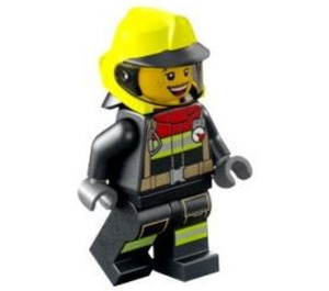 LEGO Hasič s Vibrant Žlutá  Helma Minifigurka