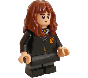 LEGO Hermione Granger s Gryffindor Robe Clasped a Sukně (Smile / Scared) Minifigurka