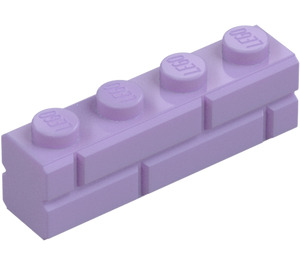 LEGO Kostka 1 x 4 s Embossed Bricks (15533)