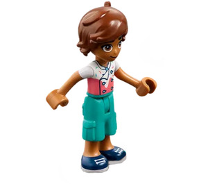 LEGO Leo s Turquoise Cargo Pants Minifigurka