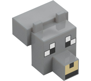 LEGO Minecraft Zvíře Hlava s Vlk Tvář (20308 / 106293)