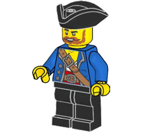 LEGO Pirát Minifigurka