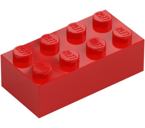 LEGO Červená Kostka 2 x 4 (3001 / 72841)