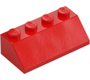 LEGO Červená Sklon 2 x 4 (45°) (3037)