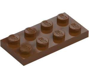 LEGO Červenohnědá Deska 2 x 4 (3020)