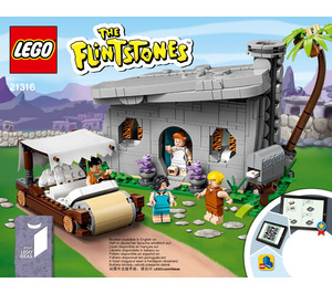 LEGO The Flintstones 21316 Instrukce