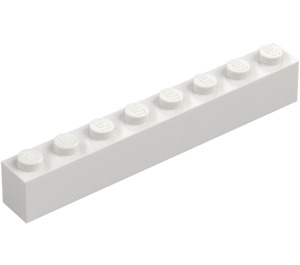 LEGO Bílá Kostka 1 x 8 (3008)