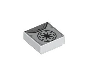 LEGO Dlaždice 1 x 1 s Imperial logo (3070 / 100514)