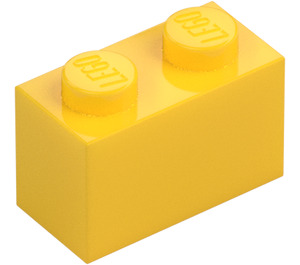 LEGO Žlutá Kostka 1 x 2 (3004 / 93792)