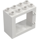 Duplo Dveře Rám 2 x 4 x 3 s plochým okrajem (61649)