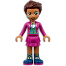 LEGO Andrea s Modrá Srdce na Cheek Minifigurka