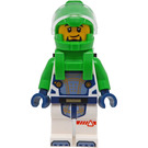 LEGO Astronaut - Světle zelená Vesmír Oblek Minifigurka