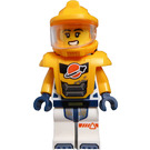 LEGO Astronaut s oranžová Vesmír Oblek a Smiling Tvář Minifigurka