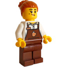 LEGO Barista s Vlasy s Velký Bun Minifigurka