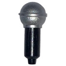 LEGO Microphone s Full Metallic stříbrný Horní (12172 / 36828)