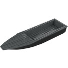 LEGO Ship Hull 8 x 28 x 3 s Dark Stone Šedá Horní (92709 / 92710)