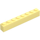 LEGO Světle žlutá Kostka 1 x 8 (3008)