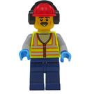 LEGO Cameraman s Konstrukce Helma a Earmuffs Minifigurka