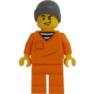 LEGO Bandita s Beanie Čepice v Prison Oblek Minifigurka