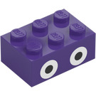 LEGO Kostka 2 x 3 s Nabbit Oči (94655 / 105682)