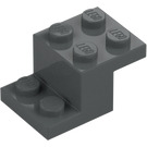 LEGO Konzola 2 x 3 s Deska a Step bez spodního držáku cvočku (18671)