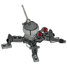 LEGO Trpaslík Pavouk Droid s Dark Stone Šedá Dome a Černá Blaster Minifigurka