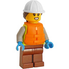 LEGO Harbour Worker s Záchranná vesta Minifigurka