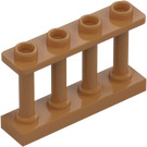 LEGO Plot Spindled 1 x 4 x 2 se 4 horními hřeby (15332)