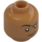 LEGO Kingo Minifigurka Hlava (Zapuštěný pevný cvoček) (3626 / 74992)