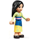 LEGO Mulan s Modrá a Žlutá Sukně Minifigurka