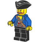 LEGO Pirát Minifigurka