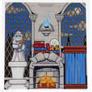 LEGO Plast Lenticular Pozadí s Ravenclaw Common Room (104683)