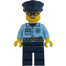 LEGO Policejní důstojník s Brýle a Knír Minifigurka