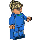 LEGO Fotbal Player, ženský, Modrá Uniform, Barva opálení Culík Minifigurka