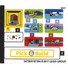 LEGO Sticker Sheet for Set 40178 (34728)