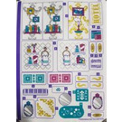 LEGO Sticker Sheet for Set 41684 (77538)