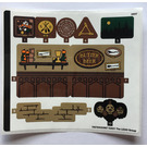 LEGO Sticker Sheet for Set 76388