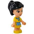 LEGO Victoria s Žlutá a Modrá Šaty Minifigurka